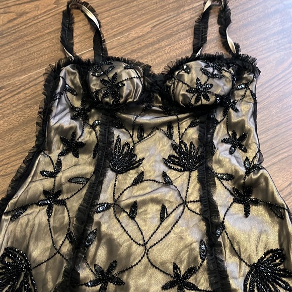 Scala Medium Black Beaded Midi Dress - Picture 4 of 5